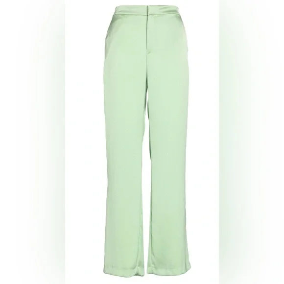 The Andamane Mint Green Wide-Leg Pants IT49 US4 $545